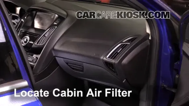 2015 Ford Focus Titanium 2.0L 4 Cyl. FlexFuel Sedan Filtre à air (intérieur) Changement